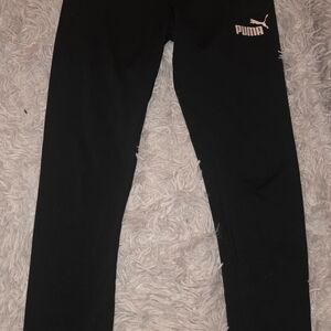 PUMA Kids Black Leggings